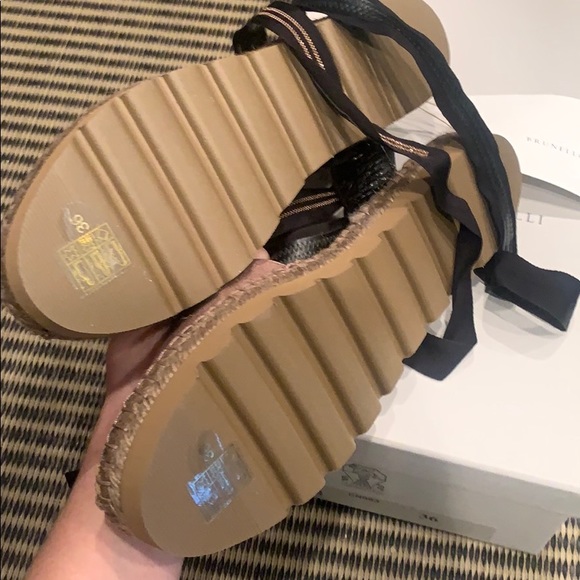 Brunello Cucinelli leather espadrille - Picture 4 of 8